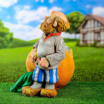 Садовая фигура "Дед с репкой" 35х43х47см 6957132