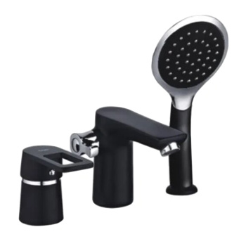 Смеситель для ванны Potato, короткий излив, врезной, 3-х позиционный