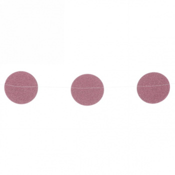 Растяжка "Вечеринка" 2,5 м 5 см Глянец, (24 штук), шампань