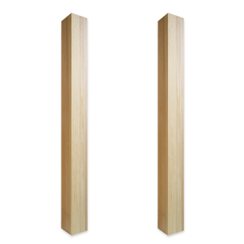 Заходный столб 10х10х110 см Арелан, фрезерованный, тип 1, сосна, сорт экстра