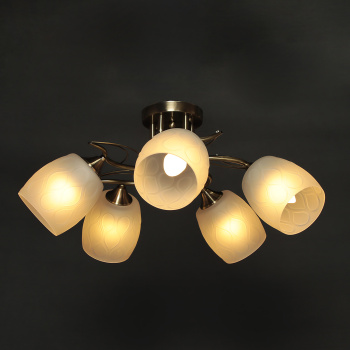 Люстра N5465/5 5*40W  E27 (d-560; h-280)  VERNER LIGHTING *1