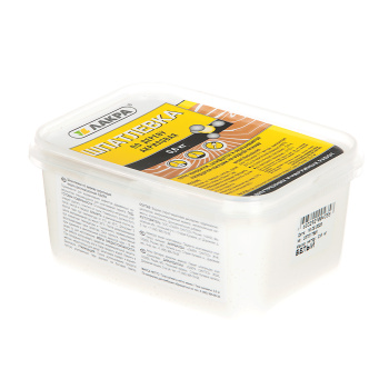 Шпатлевка по дереву Лакра, 0.6 кг, белый