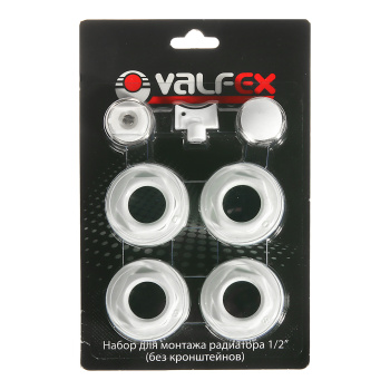 Набор для монтажа радиаторов VALFEX, 1/2", без кронштейнов