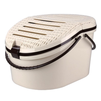 Корзина для переноски животных пластм. 435х347х265мм М5508 (Октябрьский) *1/5