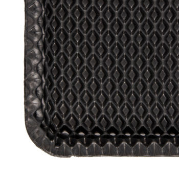 Лоток для обуви 31*51*1 см ЭВА "РОМБ" серый (арт.423) *1/20