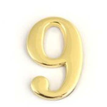 Номер квартирный самоклеющ. золото метал. №9 GР DN-01-9-Z-G АПЕКС *10/100/500