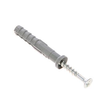 Дюбель с шурупом  6,0*40  (50шт) пакет BROZEX *1/40