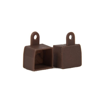 Заглушка шины коричневая (2шт) в упаковке *1
