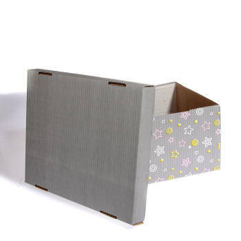 Коробка для хранения картон 370x280x180мм "Звездное небо" Д20104/№2 Звездн.небо *1/20