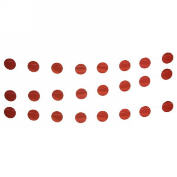 Растяжка "Вечеринка" 2,5 м 5 см Глянец, (24 штук), красный