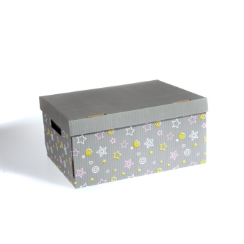 Коробка для хранения картон 370x280x180мм "Звездное небо" Д20104/№2 Звездн.небо *1/20