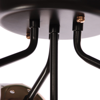 Люстра N5122/4 COFFEE+FGD Е27 4*40Вт ( h=295; d=515)  VERNER LIGHTING *1