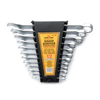 Набор ключей комбинированных  12шт 6-22мм CR-V (70031) СЕРВИС КЛЮЧ *1/6/18