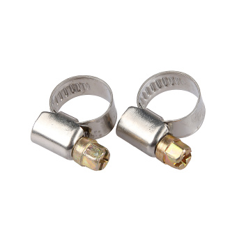 Хомут BROZEX 08-12мм нерж., 1/2"  (2шт) *10 Хомут BROZEX 08-12мм нерж., 1/2"  (2шт) *10