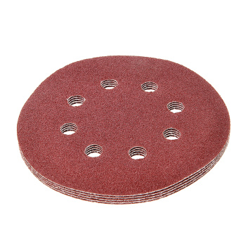 Круг шлифовальный на липучке 125мм  P80 без отверстий (5 шт) (558019) VIRA *1
