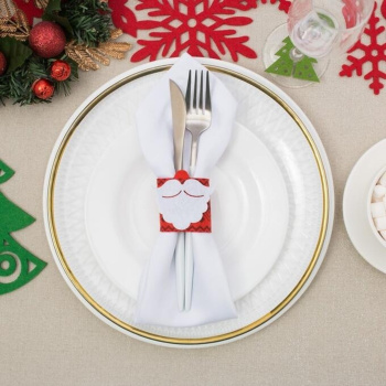 Кольцо для салфетки "Гномик" 13х5,4 см, 100%п/э, фетр 4348581