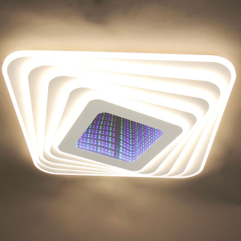 Светильник светодиодный акриловый 500мм 240W H2013 120W*2 white 500 мм с пультом *1