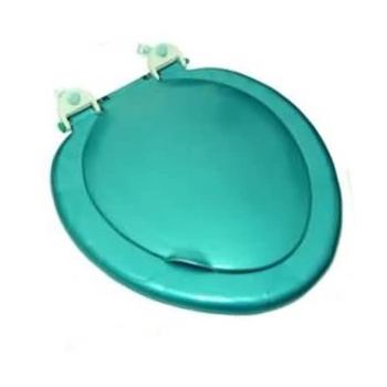 Сиденье для унитаза, 44.5х38.5х3.5 см, бирюзовый перламутр