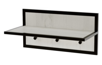 Вешалка ХВОЯ2 600*270*298мм ДУБ ГРЕЙ *1