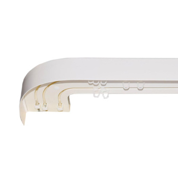 Карниз потолочный 3-рядный Белый 1,8м Классик 5см Магеллан *1/5