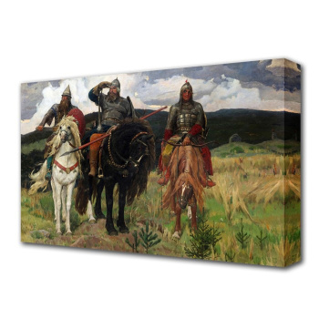 Картина на холсте "Три богатыря" 60*100 см  3674906
