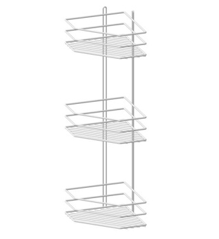 Полка д/ванной Proffero 3-ая угловая 20*20*66см, белая П0002018 *2/10 Полка д/ванной Proffero 3-ая угловая 20*20*66см, белая П0002018 *2/10