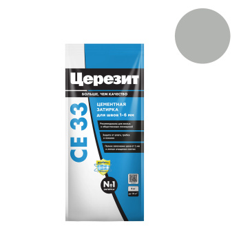 Затирка для швов 2 кг Церезит CE 33, манхеттен