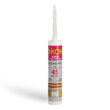 Жидкие гвозди 400 г ЭКОН Интерьерный, белый Жидкие гвозди 400 г ЭКОН Интерьерный, белый