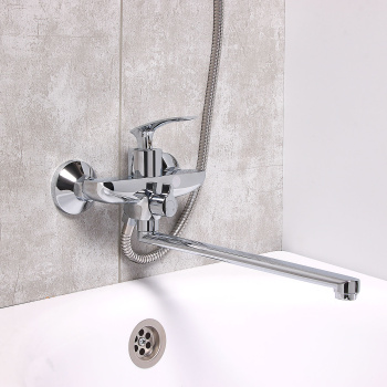 Смеситель универсальный Potato P22234, длинный излив, однорычажный