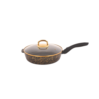 Сковорода алюм. а/приг.литая Kukmara "Грация" d24см Стекл.кр. сгчз241а (Кукмор) *1/3