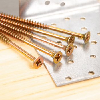 Шурупы жёлтые BROZEX пакет 6*100 (10шт) *10/100