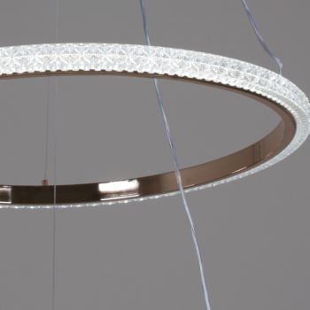 Светильник подвесной светодиодный 87090-0.4-02 BK+FG  LED 72W 3000-6500К ПДУ+диммер S=14м2    *1