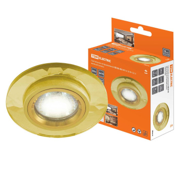 Светильник встраиваемый СВ 03-03 MR16 50Вт G5.3 желт/золTDM SQ0359-0050 *1/50