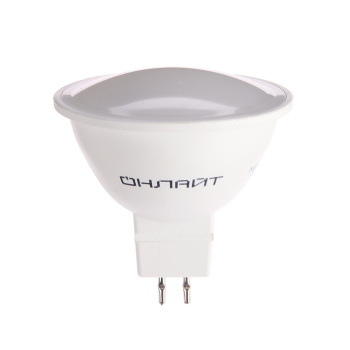 Лампа светодиодная ОНЛАЙТ, GU5.3, рефлектор MR16, 7 Вт, 525 Лм, 4000 К, нейтральный белый