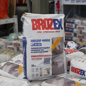 Наливной пол BROZEX Нивелир Финал NF 420, 20 кг Наливной пол BROZEX Нивелир Финал NF 420, 20 кг