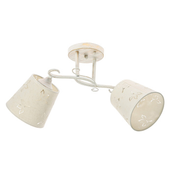 Люстра Verner Lighting N1969/2, 40 Вт, Е27, 2 лампы, белый/золото