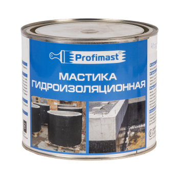Мастика битумная 2 л Profimast, гидроизоляционная