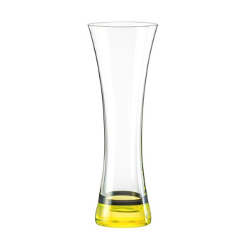 Ваза д/цветов стеклянная "BOHEMIA" выс.195мм Желтое дно 82570/195/D4937 "KRYSTALEX" *1/16