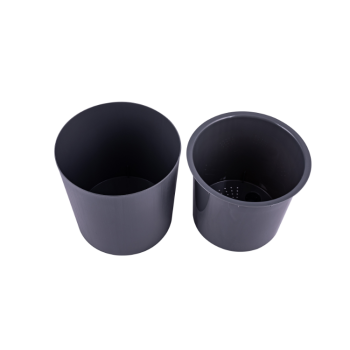 Кашпо пластм. "Genius"  2,5л d верха 157мм h156мм со вставкой Серый 76405*1/16 Кашпо пластм. "Genius"  2,5л d верха 157мм h156мм со вставкой Серый 76405*1/16