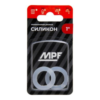Прокладка силиконовая (белая) MPF 1" (2 шт) MP *10/150 Прокладка силиконовая (белая) MPF 1" (2 шт) MP *10/150