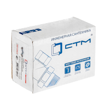 Уголок сан.тех 1*3/4" для п/с М/М (хром) СТМ CPLF0134 *1